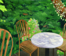 <b>Tucker's Ice Cream Backyard</b> Analytic Transparent Watercolors