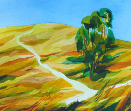 <b>Two roads</b> Analytic Transparent Watercolors