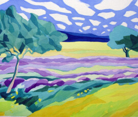 Analytic Transparent Watercolors