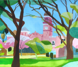 <b>Sonoma Town Square</b> Analytic Transparent Watercolors