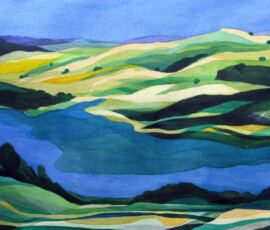 Analytic Transparent Watercolors