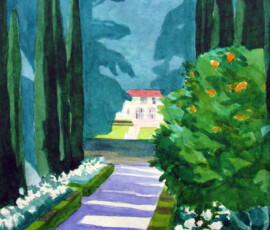 <b>Villa Montalvo</b> 17" x 22" Los Gatos, California, 2015